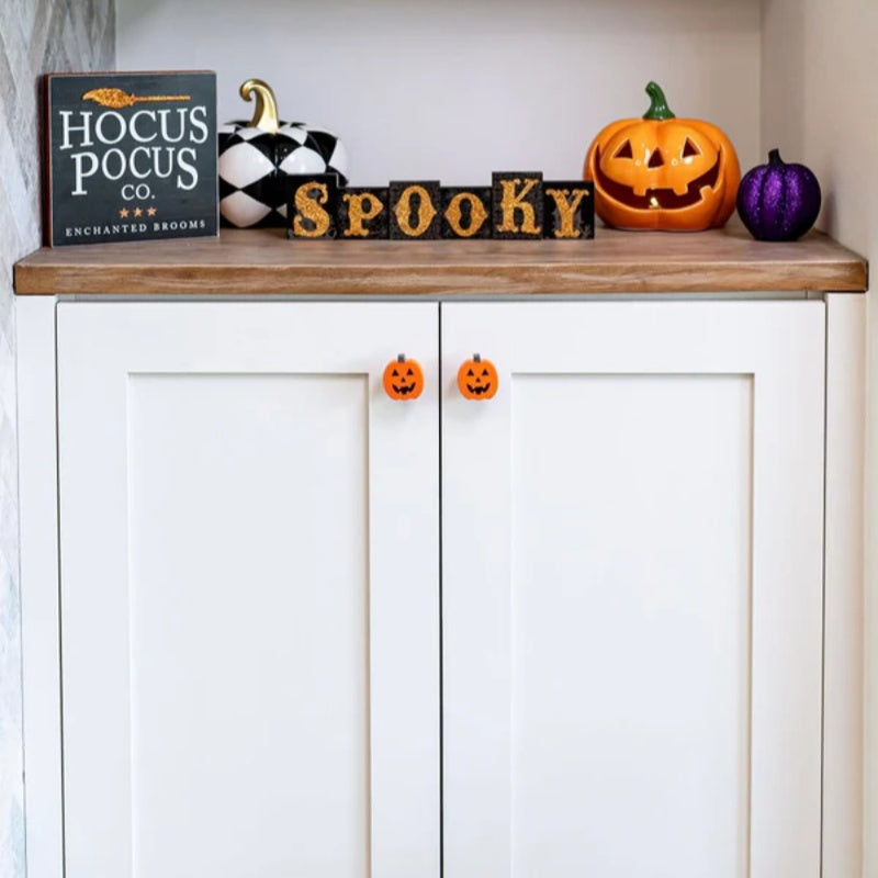 Pumpkin Cabinet Handle Covers